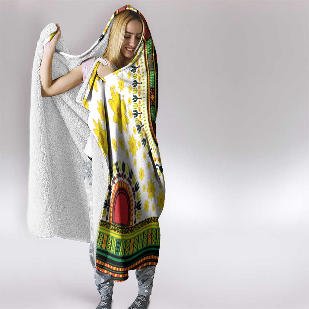 Enkutatash Dashiki and Adey Abeba Hooded Blanket