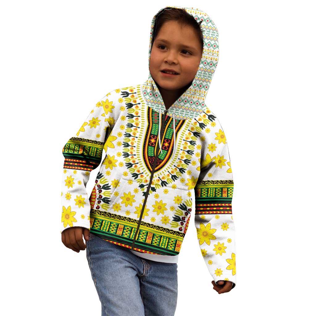 Enkutatash Dashiki and Adey Abeba Kid Hoodie - Wonder Print Shop