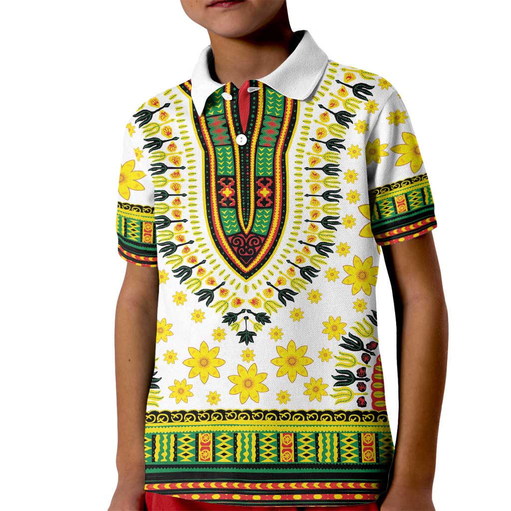 Enkutatash Dashiki and Adey Abeba Kid Polo Shirt - Wonder Print Shop