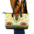 Enkutatash Dashiki and Adey Abeba Leather Tote Bag - Wonder Print Shop