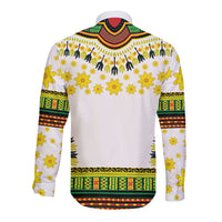 Enkutatash Dashiki and Adey Abeba Long Sleeve Button Shirt - Wonder Print Shop