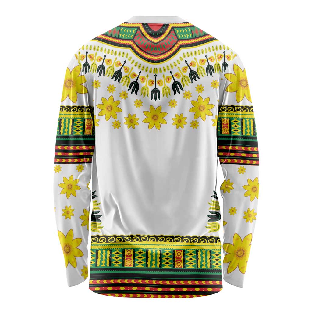 Enkutatash Dashiki and Adey Abeba Long Sleeve Shirt - Wonder Print Shop