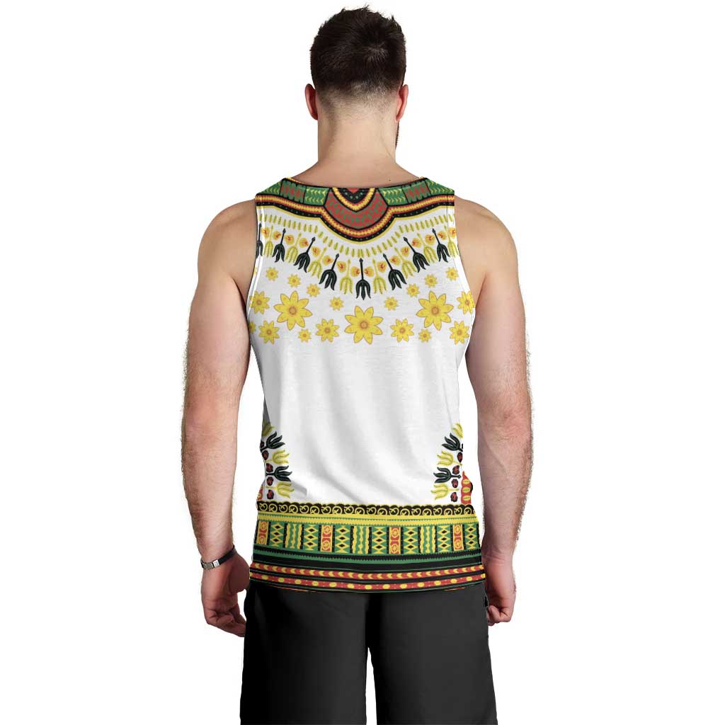 Enkutatash Dashiki and Adey Abeba Men Tank Top - Wonder Print Shop