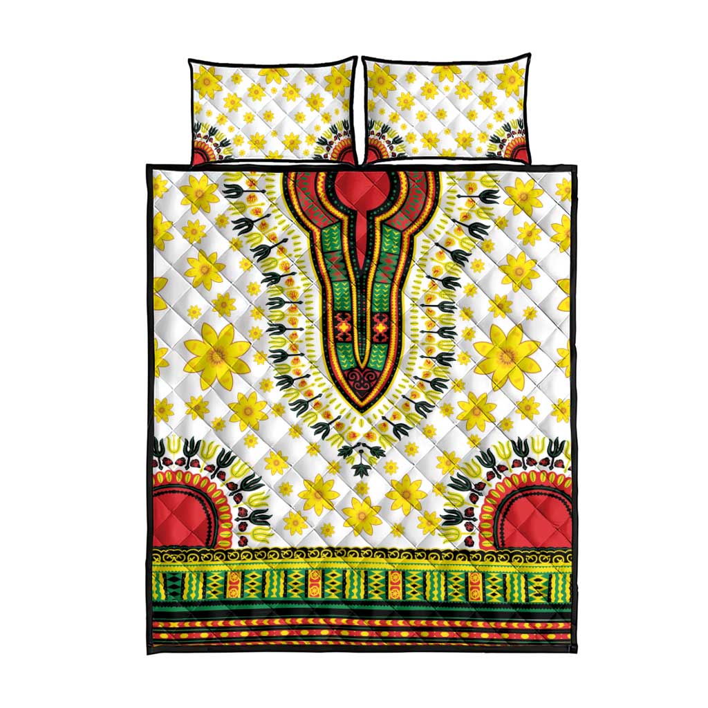 Enkutatash Dashiki and Adey Abeba Quilt Bed Set - Wonder Print Shop