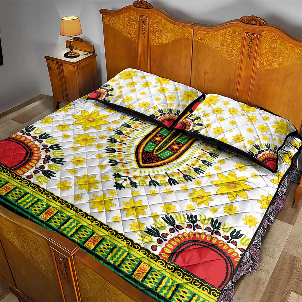 Enkutatash Dashiki and Adey Abeba Quilt Bed Set - Wonder Print Shop