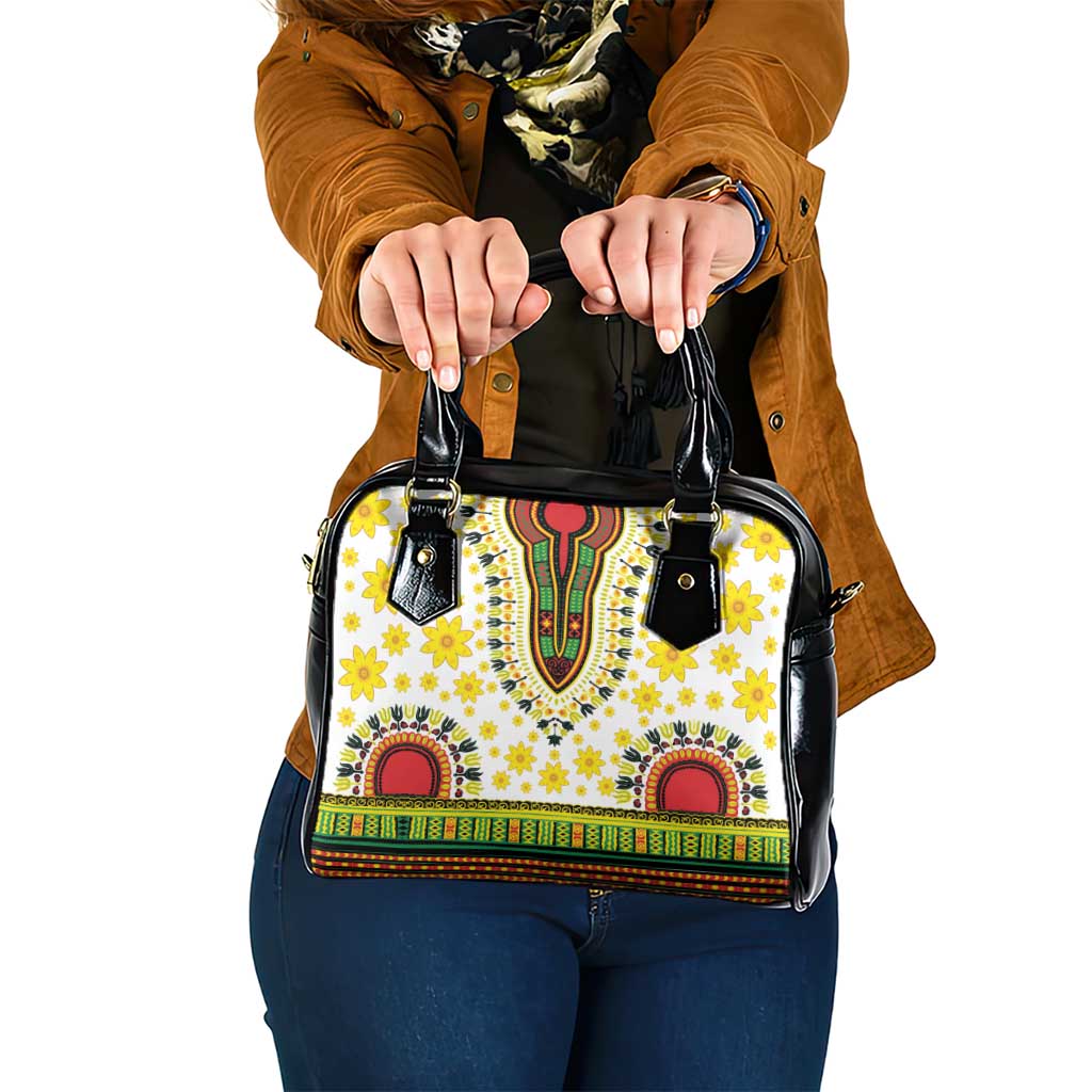 Enkutatash Dashiki and Adey Abeba Shoulder Handbag