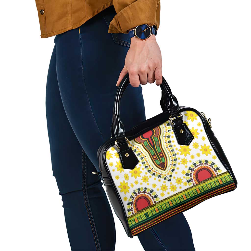 Enkutatash Dashiki and Adey Abeba Shoulder Handbag