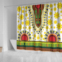 Enkutatash Dashiki and Adey Abeba Shower Curtain