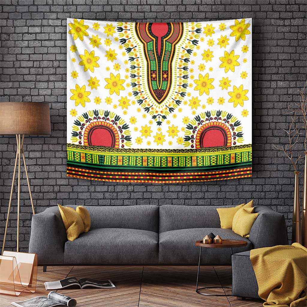 Enkutatash Dashiki and Adey Abeba Tapestry - Wonder Print Shop