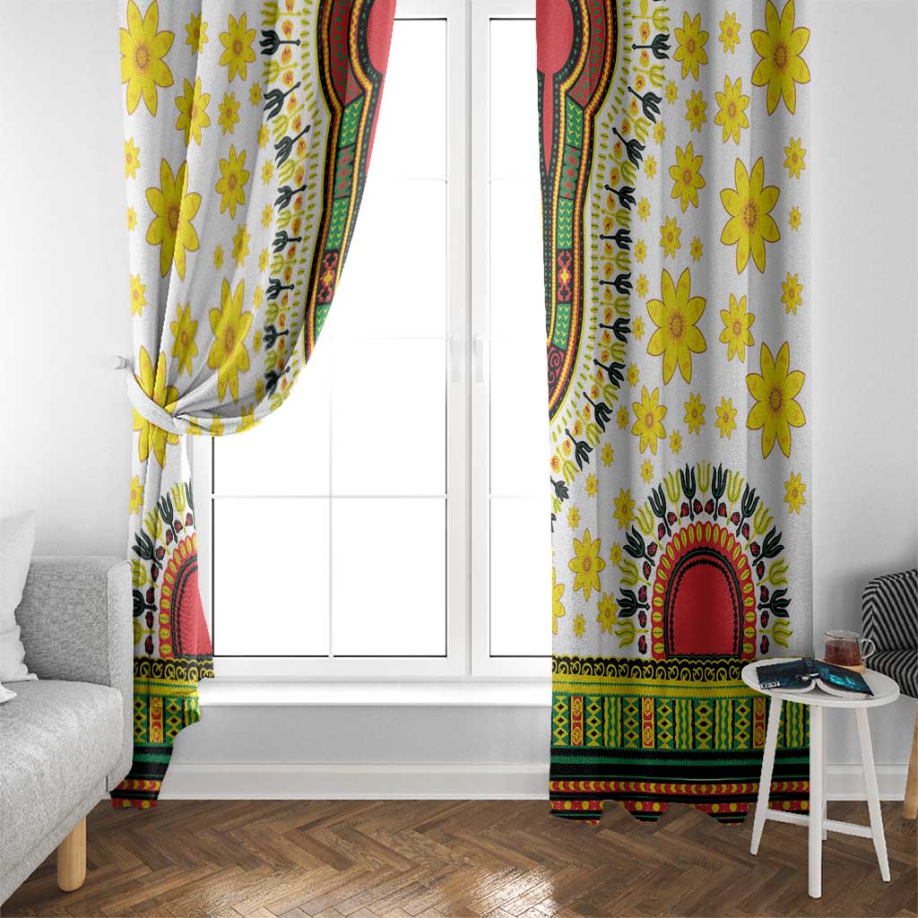Enkutatash Dashiki and Adey Abeba Window Curtain - Wonder Print Shop