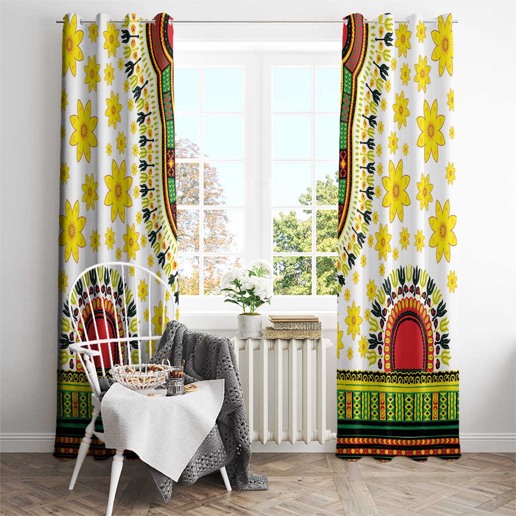 Enkutatash Dashiki and Adey Abeba Window Curtain - Wonder Print Shop