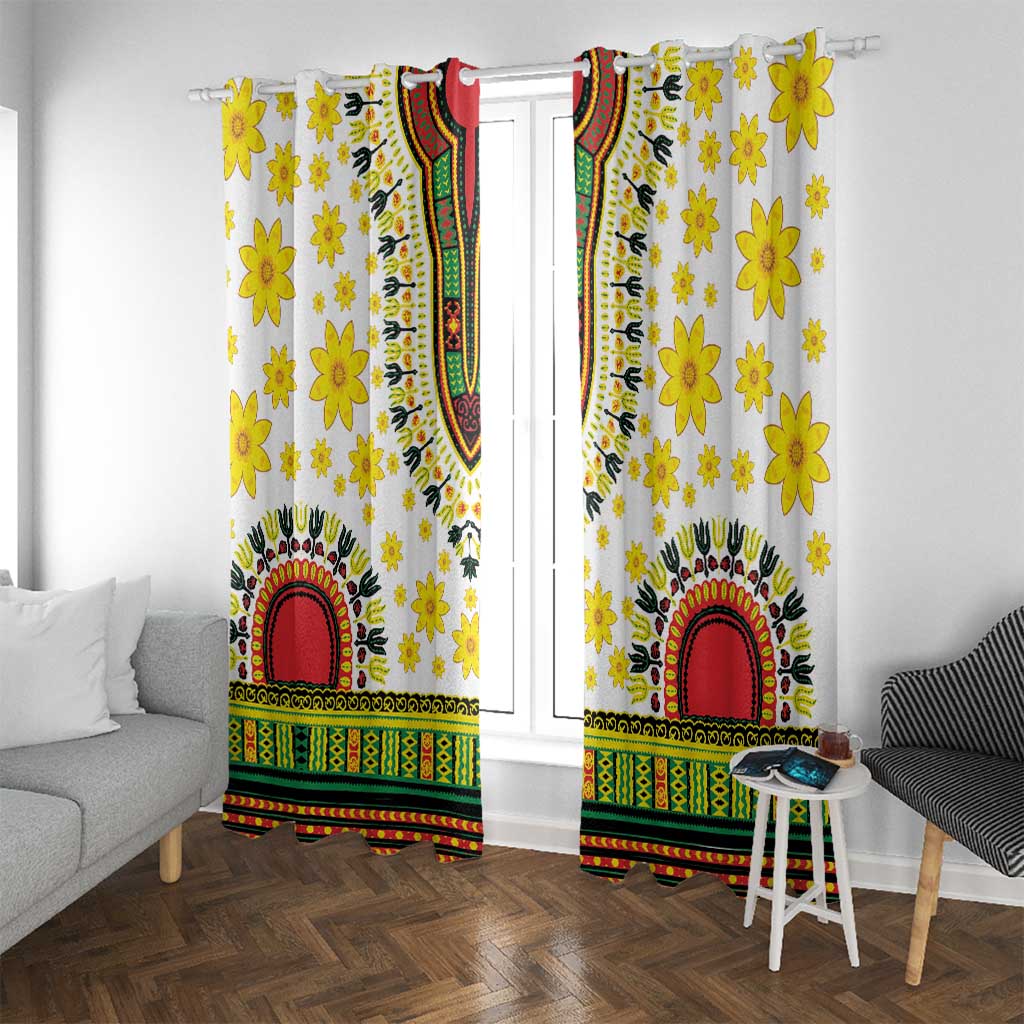 Enkutatash Dashiki and Adey Abeba Window Curtain - Wonder Print Shop