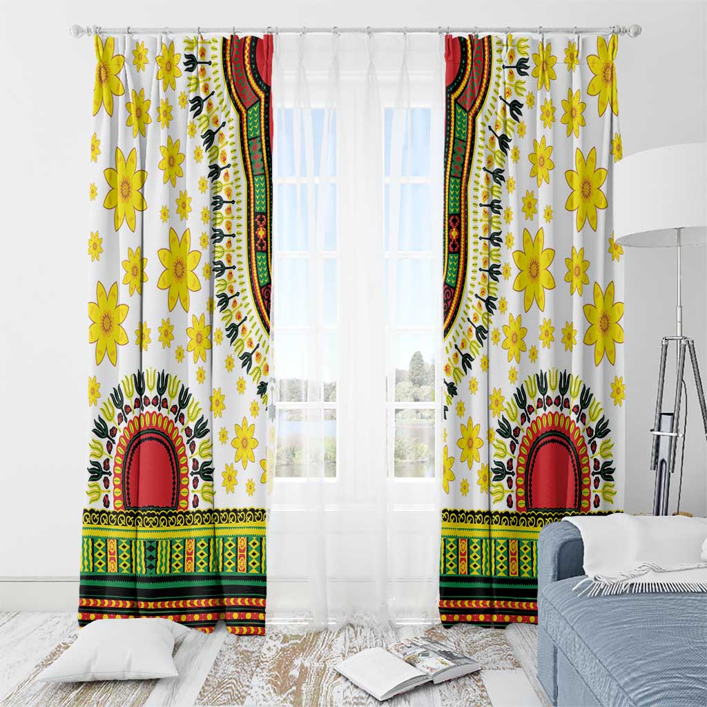 Enkutatash Dashiki and Adey Abeba Window Curtain - Wonder Print Shop