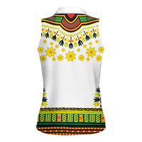 Enkutatash Dashiki and Adey Abeba Women Sleeveless Polo Shirt - Wonder Print Shop