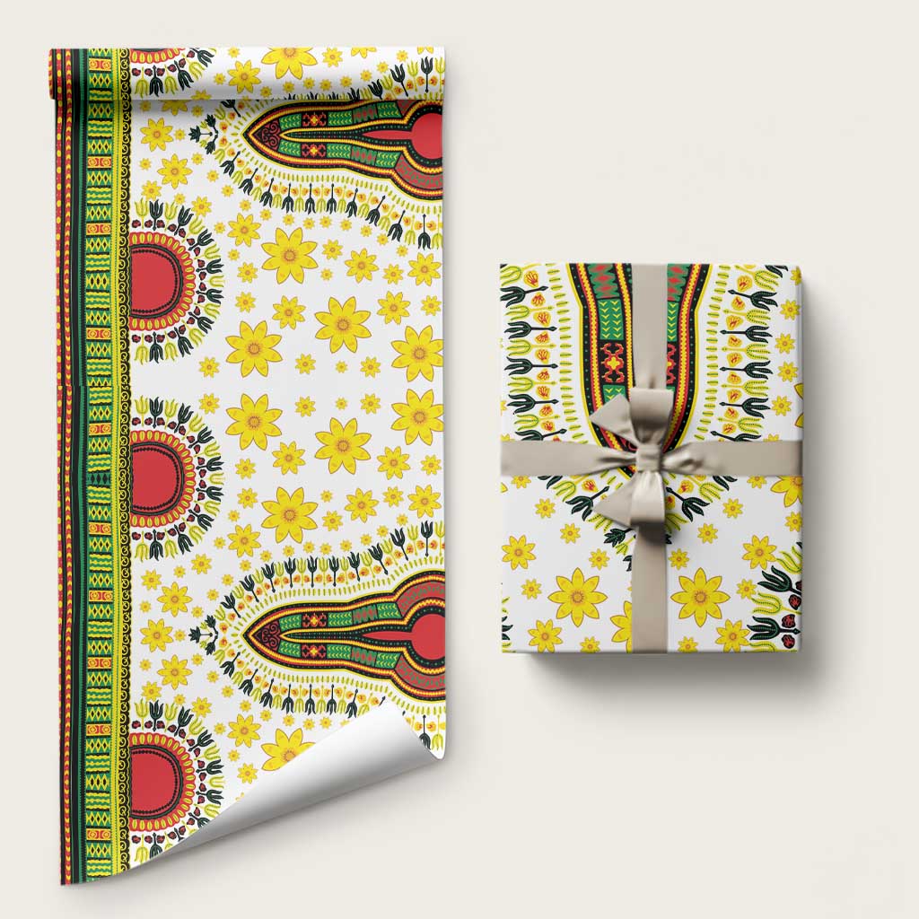 Africa Enkutatash Dashiki and Adey Abeba Wrapping Paper - Wonder Print Shop