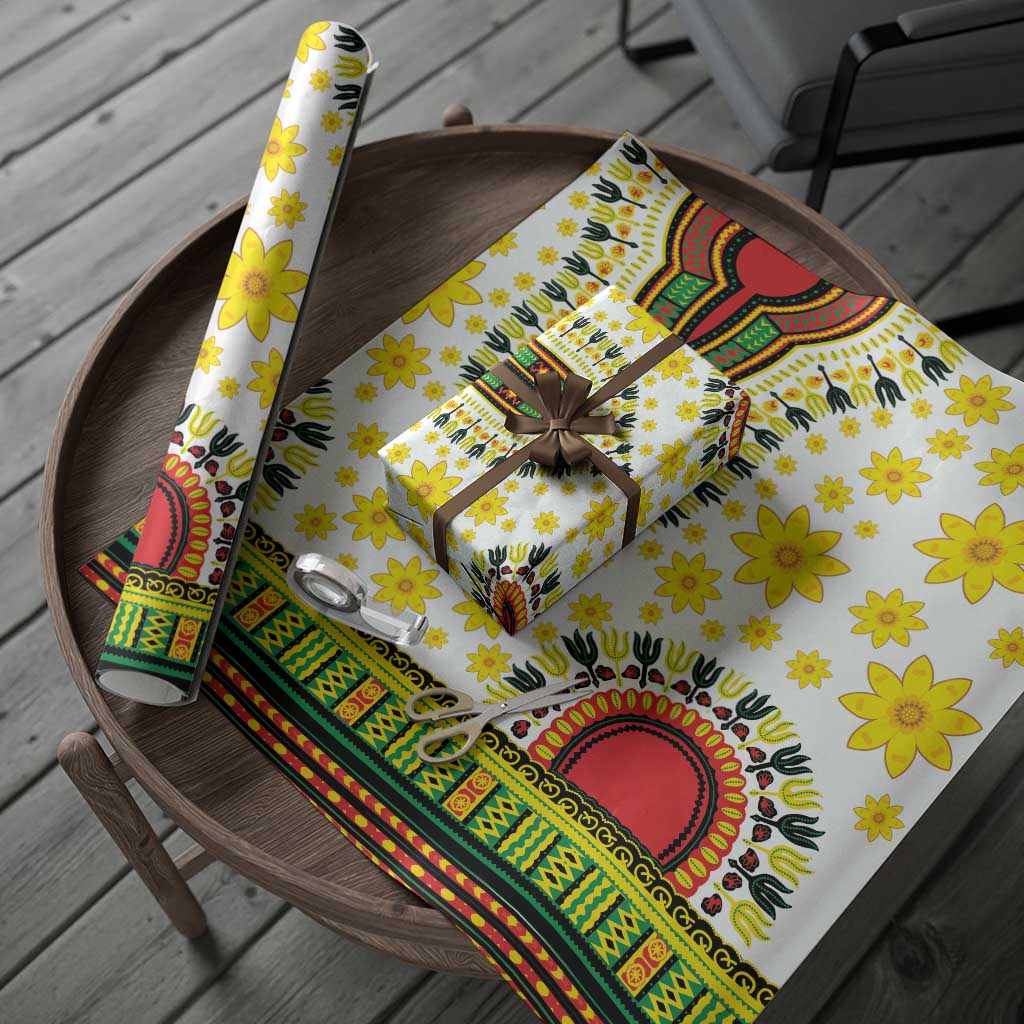 Africa Enkutatash Dashiki and Adey Abeba Wrapping Paper - Wonder Print Shop