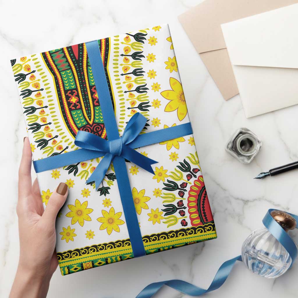 Africa Enkutatash Dashiki and Adey Abeba Wrapping Paper - Wonder Print Shop