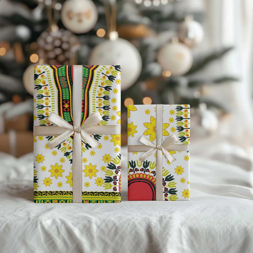 Africa Enkutatash Dashiki and Adey Abeba Wrapping Paper - Wonder Print Shop