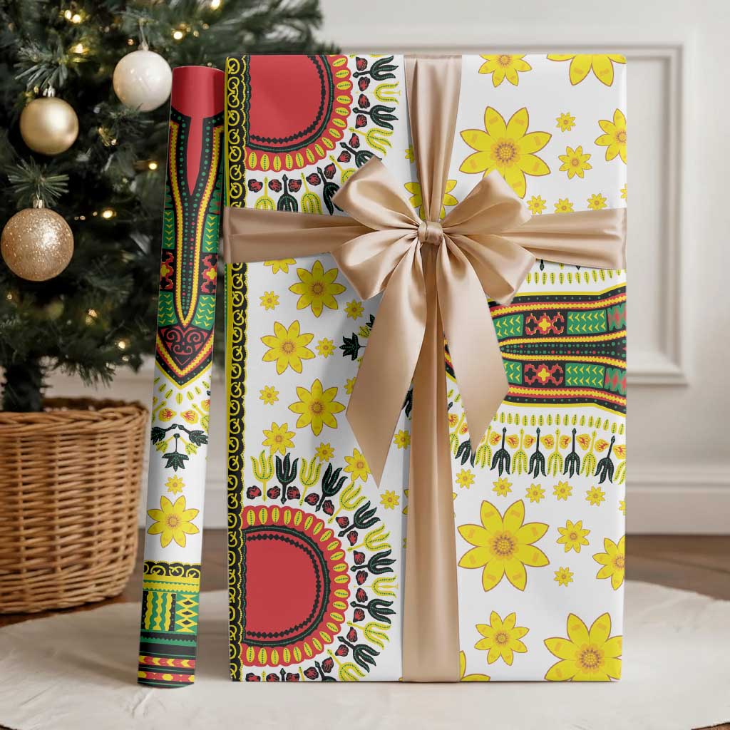 Africa Enkutatash Dashiki and Adey Abeba Wrapping Paper - Wonder Print Shop