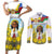 Happy Enkutatash Eritrea Personalized Couples Matching Short Sleeve Bodycon Dress and Long Sleeve Button Shirt Beautiful Girl Adey Abeba Flower LT9 - Wonder Print Shop