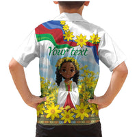 Happy Enkutatash Eritrea Personalized Family Matching Mermaid Dress and Hawaiian Shirt Beautiful Girl Adey Abeba Flower LT9 - Wonder Print Shop