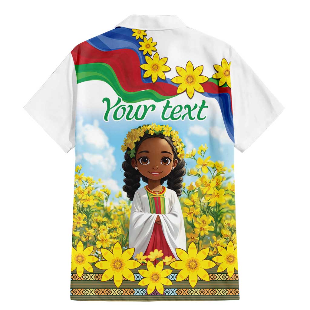 Happy Enkutatash Eritrea Personalized Family Matching Mermaid Dress and Hawaiian Shirt Beautiful Girl Adey Abeba Flower LT9 - Wonder Print Shop