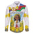 Happy Enkutatash Eritrea Personalized Family Matching Off The Shoulder Long Sleeve Dress and Hawaiian Shirt Beautiful Girl Adey Abeba Flower - Wonder Print Shop