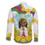 Happy Enkutatash Eritrea Personalized Family Matching Off The Shoulder Long Sleeve Dress and Hawaiian Shirt Beautiful Girl Adey Abeba Flower - Wonder Print Shop
