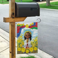 Happy Enkutatash Eritrea Personalized Garden Flag Beautiful Girl Adey Abeba Flower - Wonder Print Shop