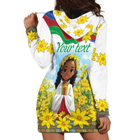 Happy Enkutatash Eritrea Personalized Hoodie Dress Beautiful Girl Adey Abeba Flower - Wonder Print Shop
