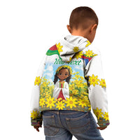 Happy Enkutatash Eritrea Personalized Kid Hoodie Beautiful Girl Adey Abeba Flower - Wonder Print Shop