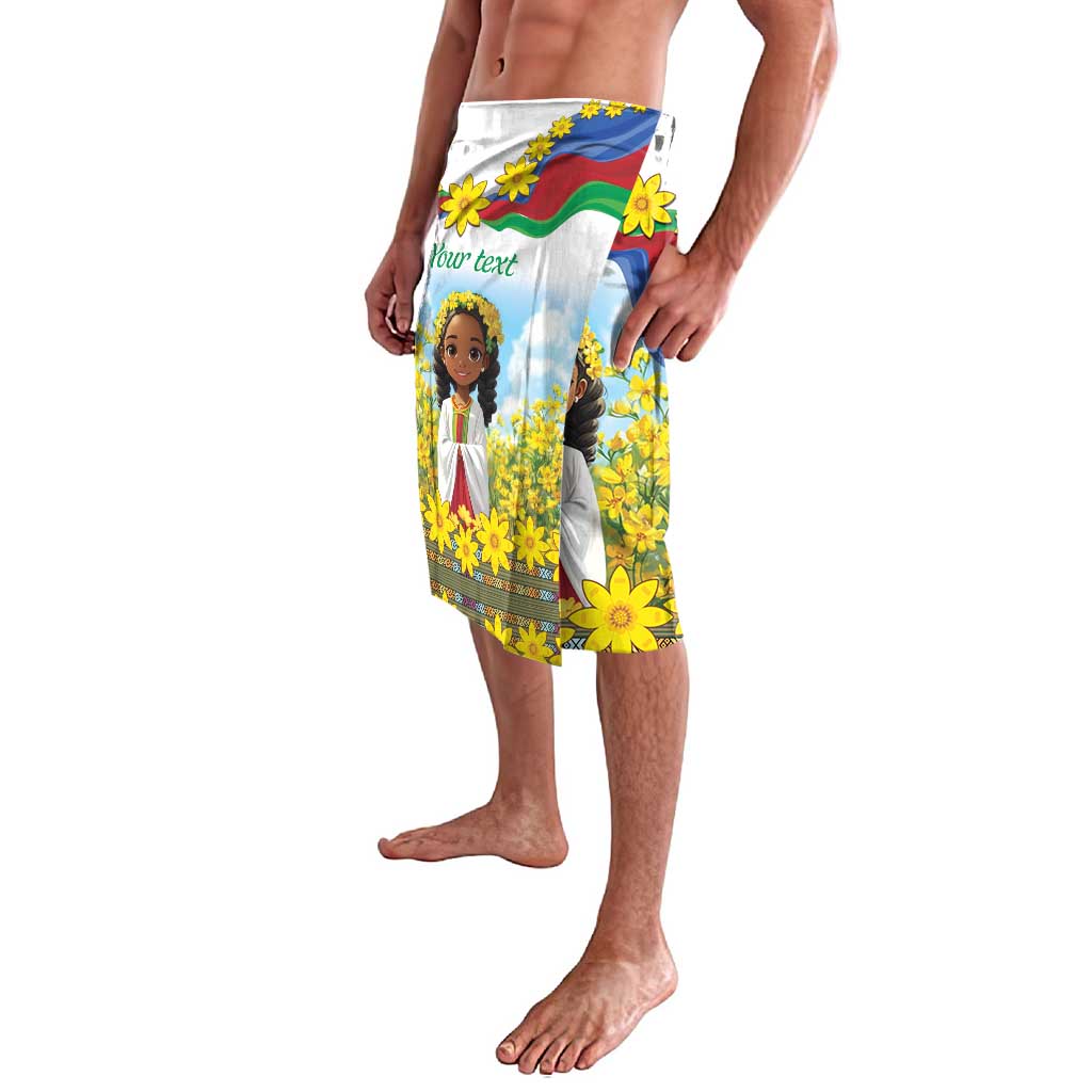 Happy Enkutatash Eritrea Personalized Lavalava Beautiful Girl Adey Abeba Flower - Wonder Print Shop