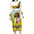 Happy Enkutatash Eritrea Personalized Long Sleeve Bodycon Dress Beautiful Girl Adey Abeba Flower - Wonder Print Shop