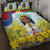 Happy Enkutatash Eritrea Personalized Quilt Bed Set Beautiful Girl Adey Abeba Flower - Wonder Print Shop