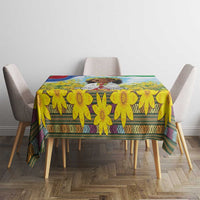 Happy Enkutatash Eritrea Personalized Tablecloth Beautiful Girl Adey Abeba Flower - Wonder Print Shop