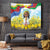 Happy Enkutatash Eritrea Personalized Tapestry Beautiful Girl Adey Abeba Flower - Wonder Print Shop