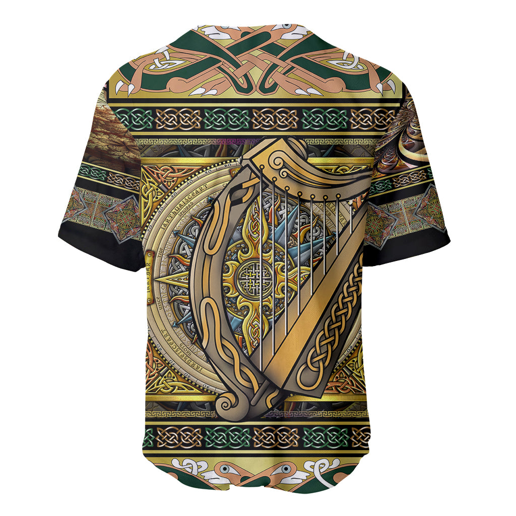 Ireland Shamrock Baseball Jersey Celtic Knot Traditional Irish Symbol LT9 - Wonder Print Shop