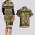 Ireland Shamrock Couples Matching Long Sleeve Bodycon Dress and Hawaiian Shirt Celtic Knot Traditional Irish Symbol LT9 - Wonder Print Shop