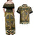 Ireland Shamrock Couples Matching Off Shoulder Maxi Dress and Hawaiian Shirt Celtic Knot Traditional Irish Symbol LT9 - Wonder Print Shop