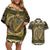Ireland Shamrock Couples Matching Off Shoulder Short Dress and Hawaiian Shirt Celtic Knot Traditional Irish Symbol LT9 - Wonder Print Shop