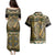 Ireland Shamrock Couples Matching Puletasi Dress and Hawaiian Shirt Celtic Knot Traditional Irish Symbol LT9 - Wonder Print Shop