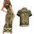 Ireland Shamrock Couples Matching Short Sleeve Bodycon Dress and Hawaiian Shirt Celtic Knot Traditional Irish Symbol LT9 - Wonder Print Shop