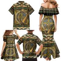 Ireland Shamrock Family Matching Mermaid Dress and Hawaiian Shirt Celtic Knot Traditional Irish Symbol LT9 - Wonder Print Shop