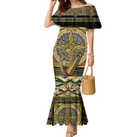 Ireland Shamrock Family Matching Mermaid Dress and Hawaiian Shirt Celtic Knot Traditional Irish Symbol LT9 - Wonder Print Shop