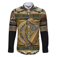 Ireland Shamrock Family Matching Off Shoulder Short Dress and Hawaiian Shirt Celtic Knot Traditional Irish Symbol LT9 - Wonder Print Shop