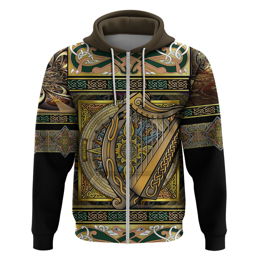 Ireland Shamrock Hoodie Celtic Knot Traditional Irish Symbol - Wonder Print Shop