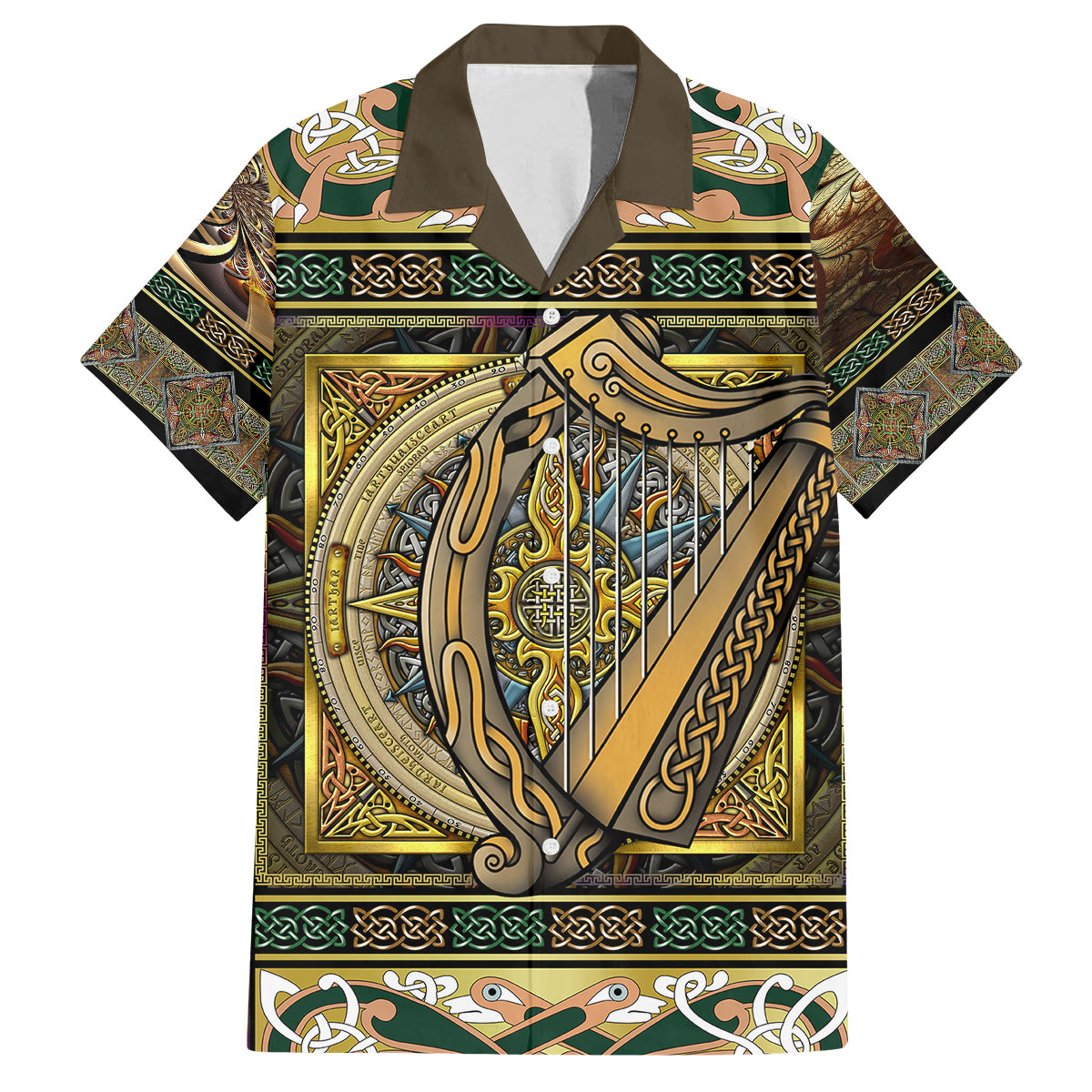ireland-shamrock-kid-hawaiian-shirt-celtic-knot-traditional-irish-symbol