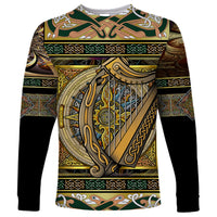 Ireland Shamrock Long Sleeve Shirt Celtic Knot Traditional Irish Symbol - Wonder Print Shop