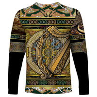 Ireland Shamrock Long Sleeve Shirt Celtic Knot Traditional Irish Symbol - Wonder Print Shop