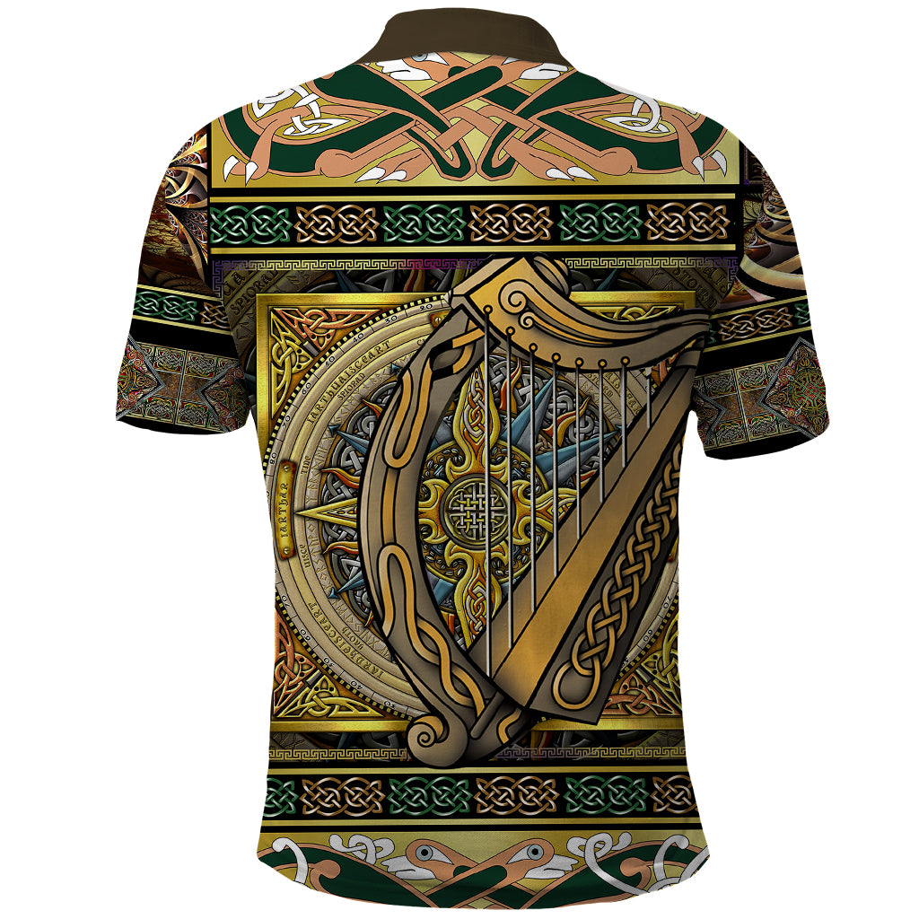 Ireland Shamrock Polo Shirt Celtic Knot Traditional Irish Symbol - Wonder Print Shop
